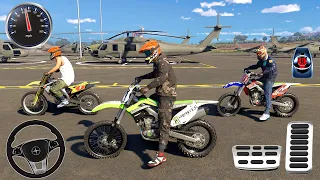 Motocross Dirt Bikes Kawasaki KX-450F & Suzuki RM-450 #2 - The Crew Motorfest Offroad Gameplays
