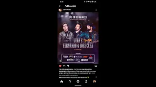 Luan Santana ensaia para sua live com Fernando e Sorocaba