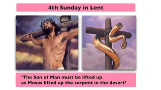 God so loved the world.  Homily for the 4th Sunday of Lent, Year B.