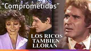 Mariana y Leonardo comprometidos -  "Los ricos también lloran" - 1979