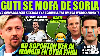 GUTI SE RIE DE CRISTOBAL SORIA RABIOSO AL VER AL MADRID EN LA FINAL Y QUIM DOMENECH RETRATA AL BARÇA