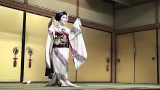 Dance of "Maiko" in Kyoto, Japan