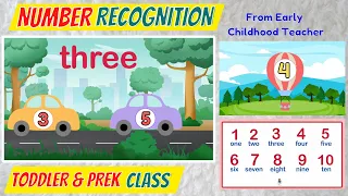 Learn Numbers for Toddlers | Number 1-10 | Educational Learning Video for Preschool Kids