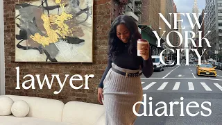 LAWYER DIARIES | law firm life, work week, nyc apartment updates, I'm stressed!