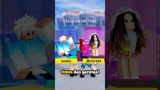 MENINAS vs MENINOS na escola do Blox Fruits