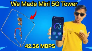 We Made 5G Tower || 5G Signal Setting || छोटा टावर बड़ा नेटवर्क #experiment @MRINDIANHACKER