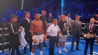 Usyk's Reaction when he beat Anthony Joshua