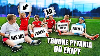 KTO W EKIPIE NAJWIĘCEJ JE? 🍕🤣 Ekipa Nadii ⚽ JUSTEK FREESTYLE