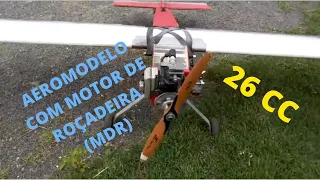 #Aeromodelismo #MDRENGINES O amigo e piloto Ronaldo, estreia do aero com motor MDR 26cc