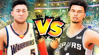 КЛЮЧЕВАЯ ИГРА! ЯО РЭН ПРОТИВ ВИКТОРА ВЕМБАНЬЯМЫ ● NBA 2K24 PS5 ● НБА 2К24 КАРЬЕРА ИГРОКА #5