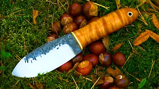 HOW TO MAKE A NESSMUK TRAPPER KNIFE [Trollsky Knifemaking]