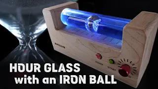 I made Hour Glass with an Iron Ball : Analog Timer / DIY