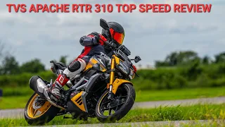 TVS Apache RTR 310 Top Speed First Ride Review