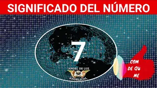 NUMEROLOGÍA🤍Significado del número 7 ❓ Numero 7 en lo espiritual 🙏