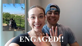 WE'RE ENGAGED!! 💍🤍 his SECRET PLAN, telling our loved ones, Q&A, proposal vlog