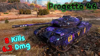 Progetto M35 mod 46- 8 Frags 6.3K Damage by player 2has