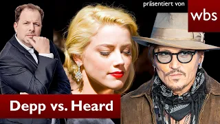 Johnny Depp vs. Amber Heard: Wer lügt im Drogen- & Gewalt-Prozess? | Anwalt Christian Solmecke