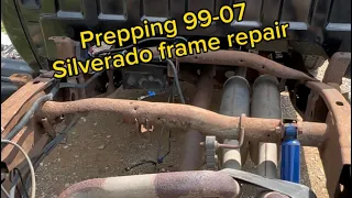 99-07 GM truck crossmember and frame repair