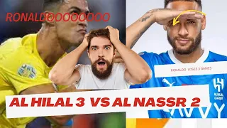 Ronaldo vs Neymar🔥 Al Nassr vs Al Hilal 3-2 highlights & all goals + red cards