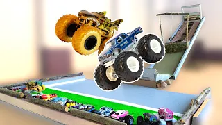 Competition #13: Hot Wheels MONSTER TRUCK Racing 💥 CHAMPIONSHIP '24 Race Battle 🏆 Crashing Diecast