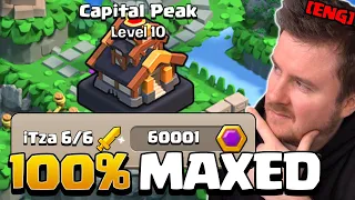 RAID Attacks vs the ONLY FULLY MAXED Clan Capital in the WORLD in Clash of Clans