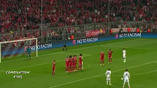 CRISTIANO RONALDO FREE KICK AGAINST BAYERN MUNICH | 2013/14 Champions League