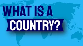 What is a country? | The 4 criteria to be a state