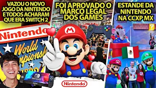 Vazou o novo jogo da Nintendo e Todos acharam que era o Switch 2 | Aprovado o Marco Legal dos Games!