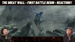 The Great Wall - First Battle Begin - Movie Clip FHD - REACTION!!