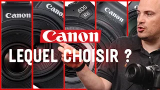 hybrides Canon RF PLEIN FORMAT, Lequel choisir? comprendre en 10 min ! Canon R8 vs R6 II vs R5 vs R3