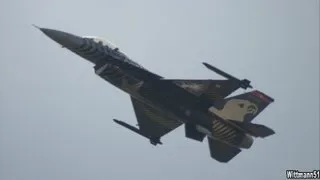 2013 Międzynarodowe Pokazy Lotnicze radom air show‏  - Turecki F-16 Solo Turk