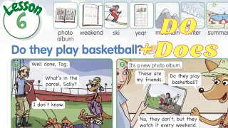 Fly High 3☺ Lesson 6 ✅Do They Play Basketball? Do & Does pp. 20-21 Activity Book & Fun Grammar