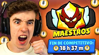 SUBO A MAESTROS en EL ULTIMO MOMENTO de BRAWL STARS