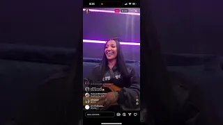 Shenseea instagram live