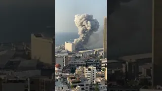 #beirut_blast Explosion near Beirut Port