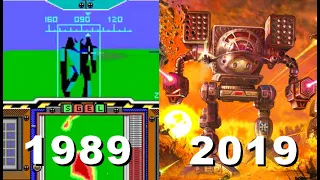 Evolution of MechWarrior games 1989-2019