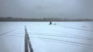 When you get bored ice fishing you get some pretty interesting ideas