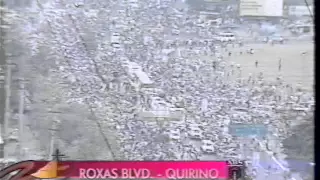 LOREN LEGARDA: Clips from the 1995 Papal Visit Part 1