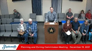 12/15/2021 - Planning and Zoning Commission Meeting