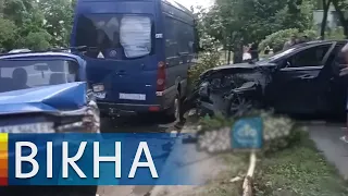 ДТП в Украине: масштабная авария в Киеве и трагедия в Харькове