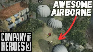 Rushing US Airborne | 2v2 | Company of Heroes 3