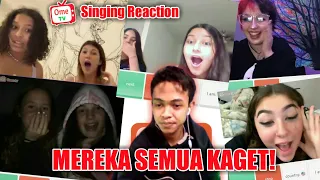 MEREKA SEMUA HISTERIS AKU NYANYIIN LAGU INI.. - OME TV INTERNASIONAL (Singing Reaction)