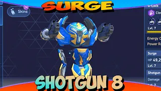 Mech Arena - OP Gameplay Walkthrough Part 189 - SURGE SHOTGUN 8 OMG!🔥(iOS,Android)
