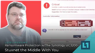 Ransomware Protection w/The Synology UC3200 - Stuxnet the Middle With You