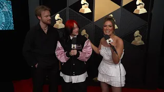 Watch: BILLIE EILISH & FINNEAS One-On-One Interview | 2024 GRAMMYs