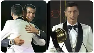 Cristiano Ronaldo Robert LewandowskiCasillas Full interview Globe Soccer Award 2020