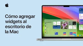 Cómo agregar widgets al escritorio de la Mac | Soporte técnico de Apple