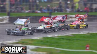 BriSCA F2 Stock Cars - Meeting Highlights (Skegness - 3/3/24)