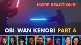 Reactors Reaction to OBI-WAN KENOBI and DARTH VADER | PT. 2 MORE REACTIONS | Obi-Wan Kenobi 1x6