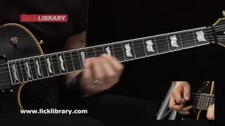 Cemetery Gates - Guitar Solo - Slow & Close Up - www.licklibrary.com